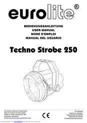 EuroLite Techno Strobe 250 Bedienungsanleitung