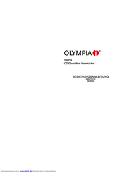 Olympia 200DX Bedienungsanleitung