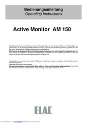 ELAC Active Monitor AM 150 Bedienungsanleitung
