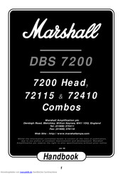 Marshall 72410 Handbuch