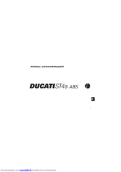 Ducati SPORTTOURING ST4s ABS Anleitung