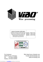 Vibo EDS 1700 VG Montageanleitung