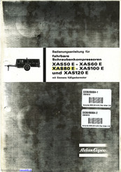 Atlas Copco XAS50E Bedienungsanleitung