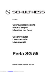 Schulthess Perla SG 55 Gebrauchsanweisung