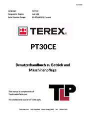 Terex ASV0PT30 Benutzerhandbuch