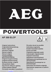 AEG Powertools AP 300 ELCP Originalbetriebsanleitung