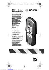 Bosch DMF 10 Zoom PROFESSIONAL Bedienungsanleitung