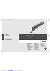 Bosch GOP 10,8 V-LI Professional Originalbetriebsanleitung