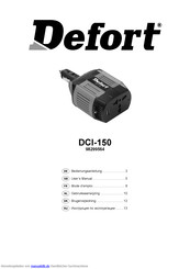 Defort DCI-150 Bedienungsanleitung