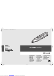 Bosch GRO 10,8 V-LI Professional Originalbetriebsanleitung