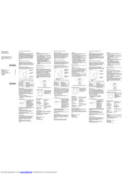 Gira 2265 Serie Bedienungsanleitung
