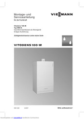 Viessmann VITODENS 100-W Montageanleitung