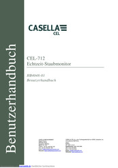 CASELLA CEL Microdust Pro Benutzerhandbuch