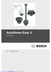 Bosch AutoDome Easy II Installationshandbuch