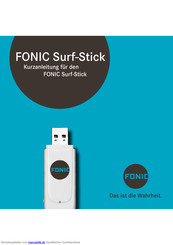Fonic Surf-Stick Kurzanleitung