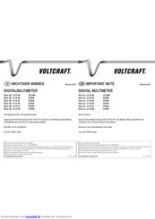 VOLTCRAFT VC820 Anleitung