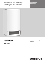 Buderus Logamax plus GBH172-24 FS Installationshandbuch