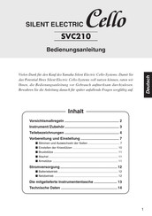 Cello SVC210 Bedienungsanleitung