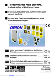 Orion 324501 D Benutzerhandbuch