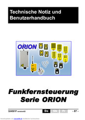 Orion 324501F Benutzerhandbuch