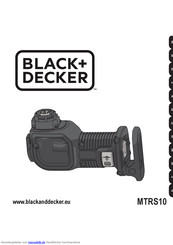 Black & Decker MTRS10 Anweisungen