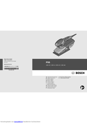 Bosch WEU PSS 200 A Originalbetriebsanleitung