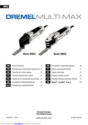 Dremel MULTI-MAX MM20 Originalbetriebsanleitung