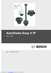 Bosch AutoDome Easy II IP Installationshandbuch