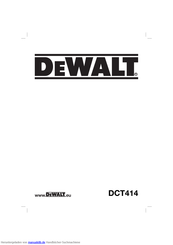 DeWalt DCT414 Originalanweisungen