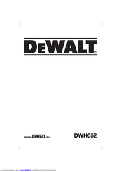 DeWalt DWH052 Originalanweisungen