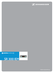 Sennheiser SR 300 IEM G3 Bedienungsanleitung