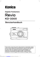 Konica Revio KD-3300 Benutzerhandbuch