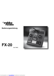 ROBBE-Futaba FX-20 Bedienungsanleitung