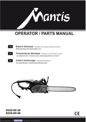 Mantis 8520-00-40 Originalbetriebsanleitung