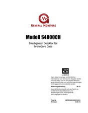 General Monitors S4000CH Handbuch