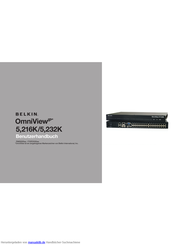 Belkin OmniView IP 5232K Benutzerhandbuch