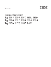 IBM ThinkCentre 8192 Benutzerhandbuch