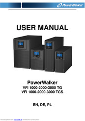 Power Walker VFI 3000 TGS Bedienungsanleitung