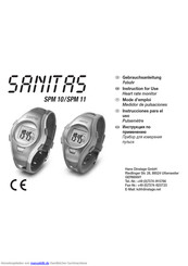 Sanitas SPM 11 Gebrauchsanleitung