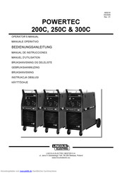 Lincoln Electric POWERTEC 200C Bedienungsanleitung