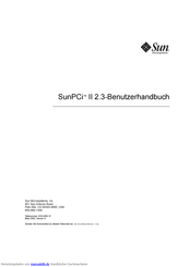 Sun Microsystems SunPCi II 2.3 Benutzerhandbuch