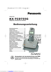 Panasonic KX-TCD755G Bedienungsanleitung
