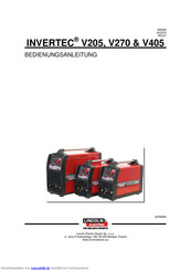 Lincoln Electric INVERTECV270 Bedienungsanleitung