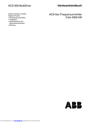 ABB ACS 600 MultiDrive Handbuch