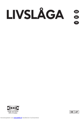 IKEA LIVSLÅGA Handbuch