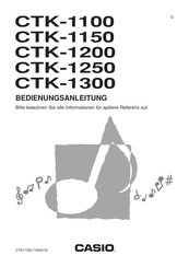 Casio CTK-1150 Bedienungsanleitung