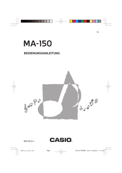 Casio MA-150 Bedienungsanleitung