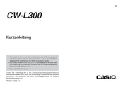Casio CW-L300 Kurzanleitung