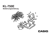 Casio KL-750E Bedienungsanleitung