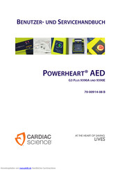 Cardiac POWERHEART AED G3 PLUS 9390A Benutzer- Und Servicehandbuch